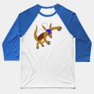 Armadillo Warrior Baseball T-Shirt